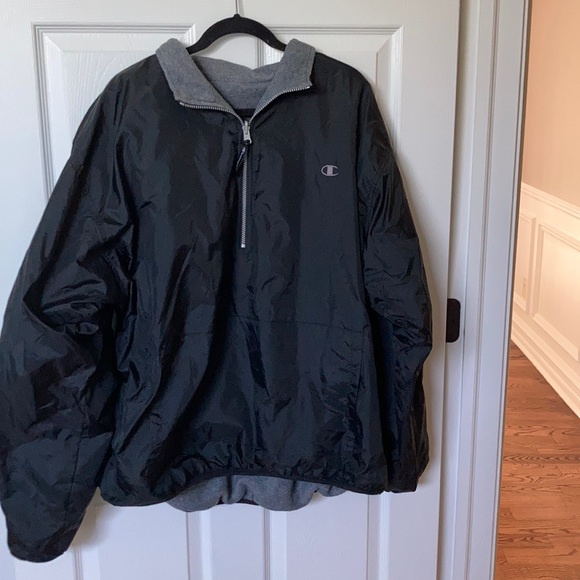 Men’s champion gray and black reversible sweater - Picture 1 of 4